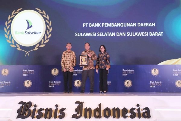 Unggul dalam Membangun Komunikasi, Bank Sulselbar Raih Special Awards di Ajang BIA 2026