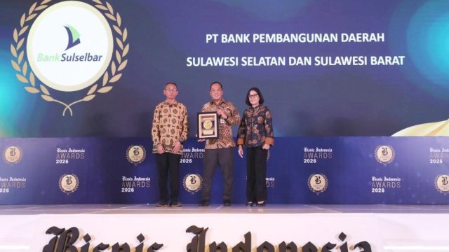 Unggul dalam Membangun Komunikasi, Bank Sulselbar Raih Special Awards di Ajang BIA 2026