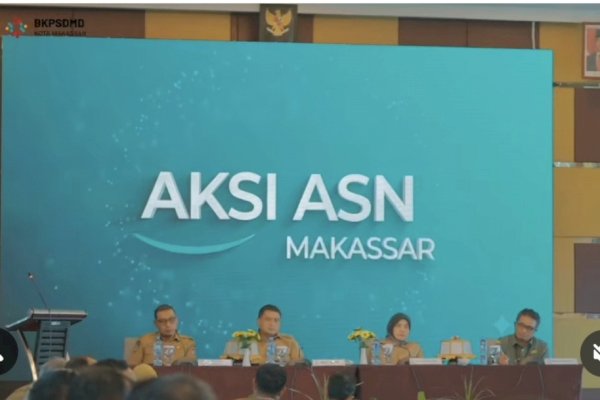 BKPSDM Makassar Luncurkan Aksi ASN, Inovasi Berbasis AI