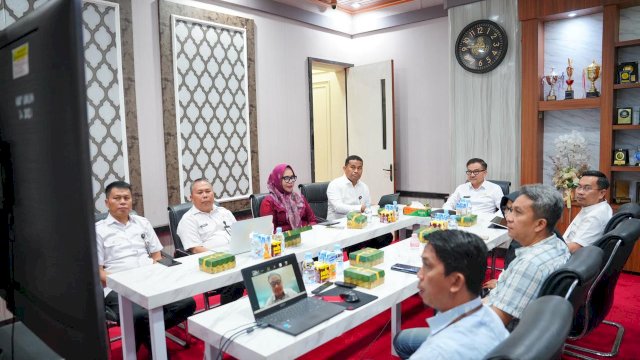 Sekda Sulsel Ikuti Rakor KPK, Bahas Tindak Lanjut SPI dan Monitoring MYP Rp3,7 Triliun