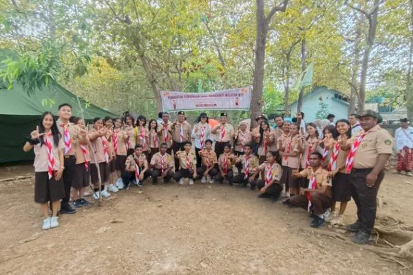 Kemenhut Perkuat Pembinaan Saka Wanabakti di NTT, KHDTK Mapoli Jadi Camping Ground Generasi Pelestari Hutan
