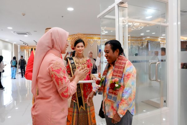 Ketua TP PKK Pangkep Nurlita Wulan Pimpin Tim Penyambutan Tamu HKG PKK dan HUT Dekranas 2026