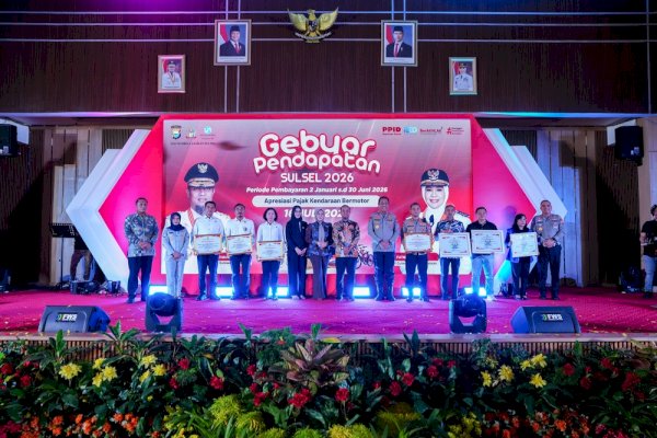 Pendapatan Pajak Sulsel Tumbuh 10,38 Persen, Gubernur Andi Sudirman Apresiasi Masyarakat Lewat Gebyar Pajak 2026