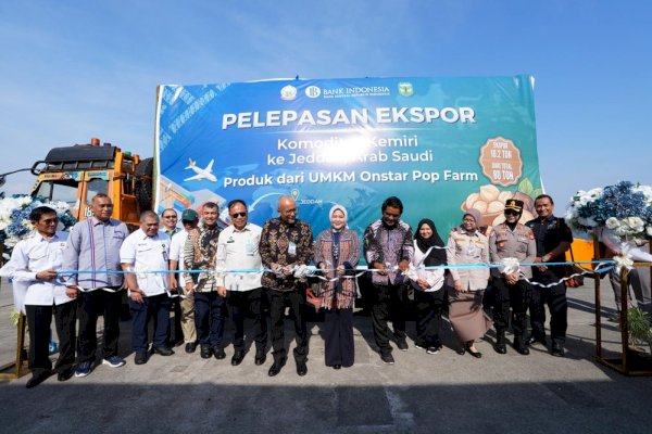 Wagub Sulsel Fatmawati Lepas Ekspor 10,2 Ton Kemiri Luwu ke Jeddah, Perkuat Daya Saing UMKM Sulsel di Pasar Global