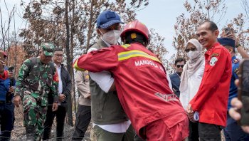 Menhut Cek Karhutla Berau dan Perlindungan Habitat Orangutan