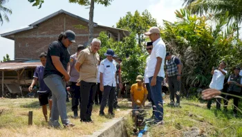 Kemarau Melanda, Bupati Pinrang Perkuat Pompanisasi untuk Selamatkan Lahan Petani