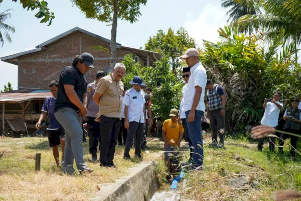 Kemarau Melanda, Bupati Pinrang Perkuat Pompanisasi untuk Selamatkan Lahan Petani