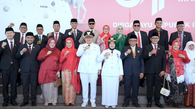 DPRD dan Pemkot Makassar Bersinergi Peringati HUT ke-81 RI di Lapangan Karebosi