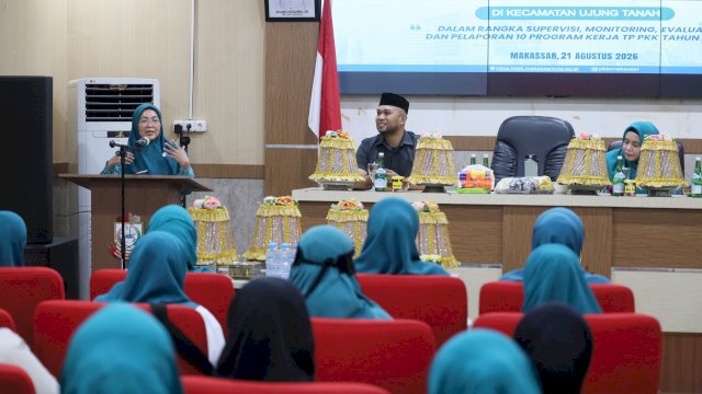 Ketua TP PKK Makassar Puji Kinerja Kader dan Pemcam Ujung Tanah dalam Mengawal Program Kebijakan