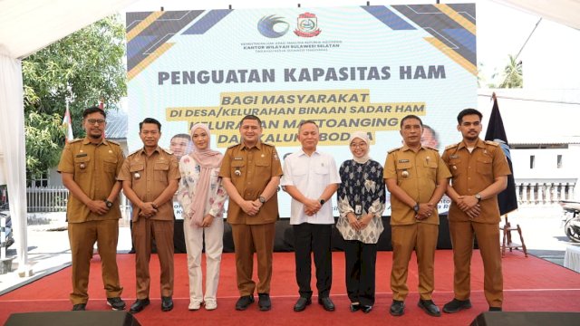 Wamen HAM Mugiyanto, menghadiri kegiatan penguatan kapasitas HAM bagi masyarakat di desa/kelurahan binaan sadar HAM. 