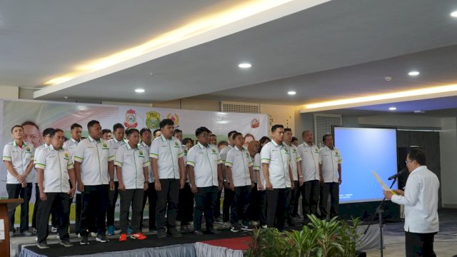 Pengurus Persatuan Bulutangkis Seluruh Indonesia (PBSI) Kota Makassar resmi dilantik. 