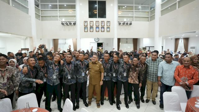 Wali Kota Makassar, Munafri Arifuddin alias Appi, menyampaikan apresiasi dan rasa bangga kepada 70 anggota Pasukan Pengibar Bendera Pusaka (Paskibraka) Kota Makassar, tahun 2026.