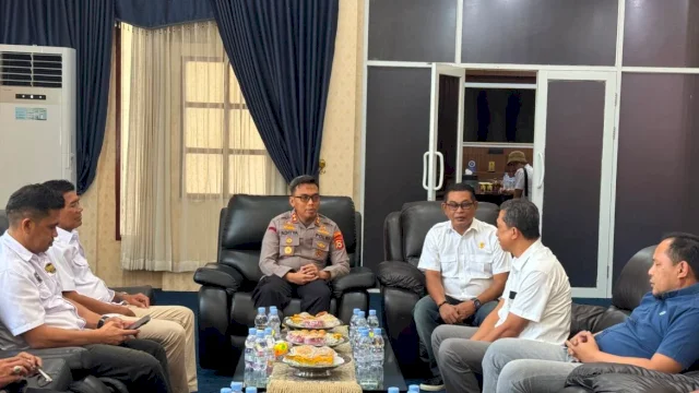 Ketua DPRD Haris Gani Sambut Kapolres, Sinergi Jaga Pangkep Tetap Kondusif