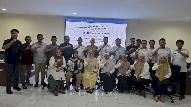 DPRD dan Pemkab Pangkep Rampungkan Ranperda Pilkades, Ini Aturan Barunya