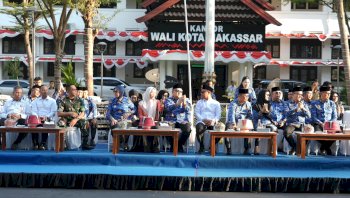 Jelang Pembukaan MTQ VIII KORPRI Nasional, 1.157 Peserta Ikuti Defile di Makassar