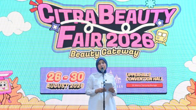 Wakil Wali Kota Makassar, Aliyah Mustika Ilham, membuka secara resmi Citra Beauty Fair 2026.