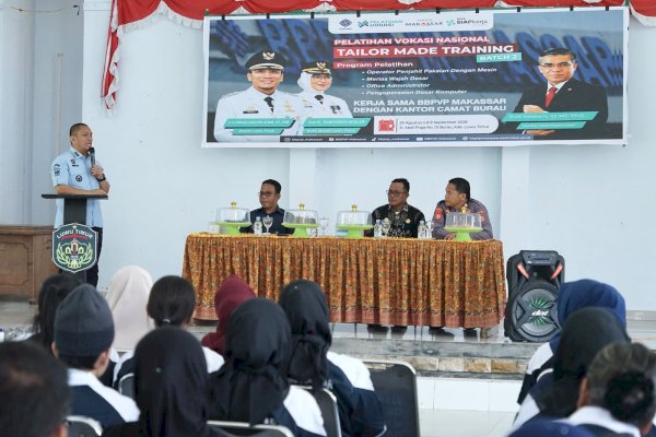 Buka TMT di Burau, Bupati Ibas Dorong Peserta Ubah Keterampilan Jadi Peluang Usaha