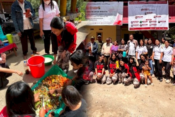 Ibu-ibu PKK Polopadang Belajar Bikin Pupuk Organik Cair Bersama Mahasiswa KKNT 116 Unhas