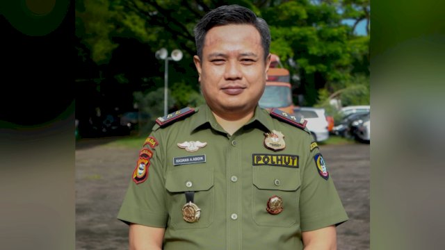 Kepala Dinas Lingkungan Hidup dan Kehutanan (DLHK) Sulsel, Kasman.