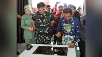 Pangdam Hasanuddin Resmikan Kantor Koramil Dua Pitue, Pemkab Sidrap Perkuat Sinergi dengan TNI