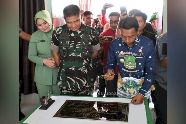 Pangdam Hasanuddin Resmikan Kantor Koramil Dua Pitue, Pemkab Sidrap Perkuat Sinergi dengan TNI