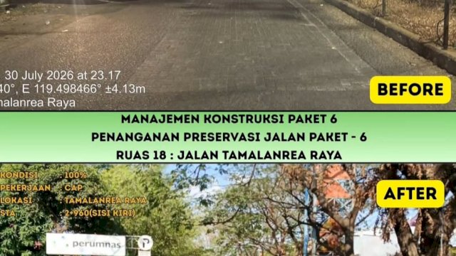 Gubernur Sulsel: Perbaikan Jalan Tamalanrea Raya Makassar dan Opu Tosappaile Palopo Terus Dikebut