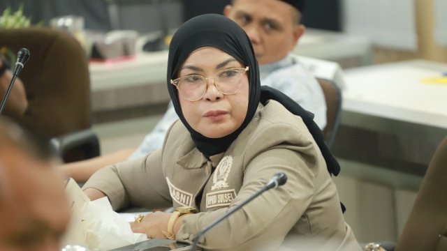 Anggota DPRD Sulsel, Hj Asni.