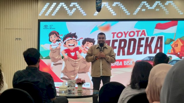 Marketing General Manager Kalla Toyota, Suliadin.