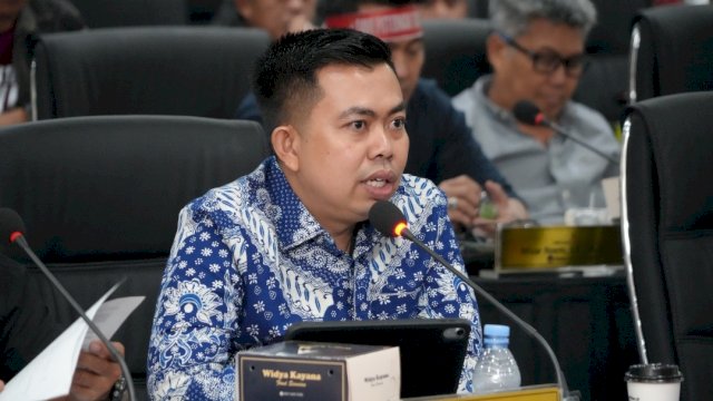 Anggota Komisi B DPRD Sulawesi Selatan, Heriwawan.