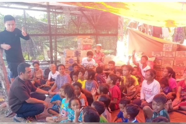 PSI Tunjukkan Kepedulian, Salurkan Bantuan untuk Korban Gempa Flores di Manggarai Timur