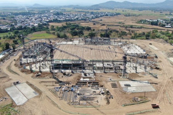 Progres Pembangunan Stadion Sudiang Mendekati 20 Persen, Pekerjaan Struktur Tribun Terus Dipacu