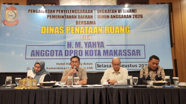 HM Yahya: Tata Ruang yang Tertib Wujudkan Makassar Berkelanjutan
