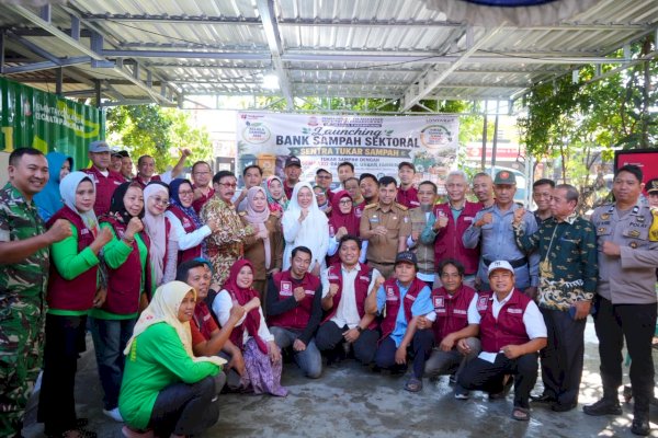Transformasi Pengelolaan Sampah Berlanjut, Ketua Dewan Lingkungan Luncurkan Bank Sampah Sektoral Panakkukang
