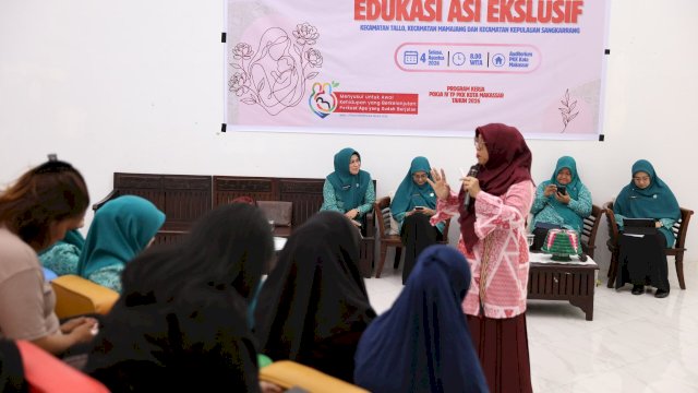 Edukasi ASI Eksklusif, TP PKK Kota Makassar Dorong Lahirnya Generasi Sehat dan Berkualitas
