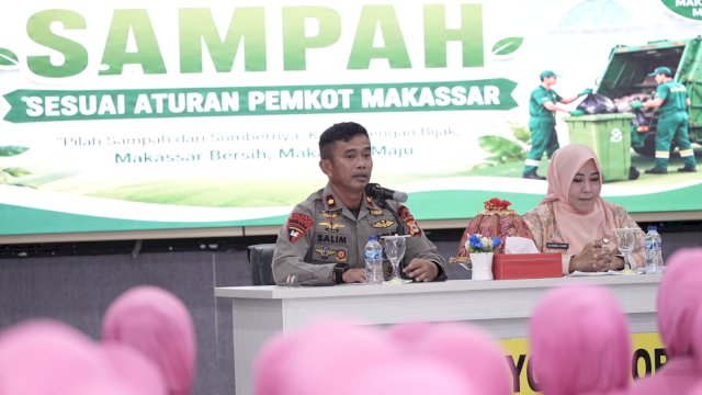 DWP Makassar Bersama Bhayangkari Brimob Perkuat Kesadaran Pilah Sampah dari Lingkungan Keluarga