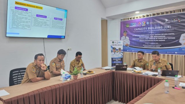 Bapenda Lutim Gelar Capacity Building, Perkuat Pemahaman Aparat soal Perubahan Regulasi Pajak