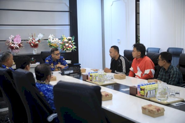 Sekda Zulkifly Terima Audiensi Panitia Makassar Bike Race 2026: Harap Jadi Wadah Pembinaan Atlet Sepeda