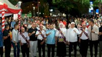 Semarak HUT ke-81 RI, Wali Kota Parepare Tasming Hamid Beri Semangat Peserta Gerak Jalan