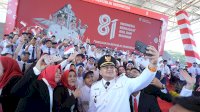 Semarak HUT ke-81 RI, 150 Pelajar SMP se-Kota Makassar Tampilkan Lagu Khas Nusantara