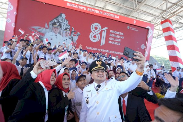 Semarak HUT ke-81 RI, 150 Pelajar SMP se-Kota Makassar Tampilkan Lagu Khas Nusantara