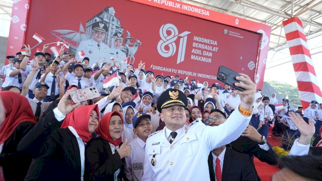 Semarak HUT ke-81 RI, 150 Pelajar SMP se-Kota Makassar Tampilkan Lagu Khas Nusantara