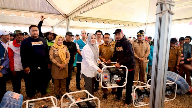 Wagub Sulsel Fatmawati Rusdi Dukung Penguatan Pertanian Modern di Sidrap.