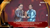 Gubernur Sulsel Raih detiktimur Awards, MYP Dinilai Perkuat Konektivitas dan Pemerataan Pembangunan