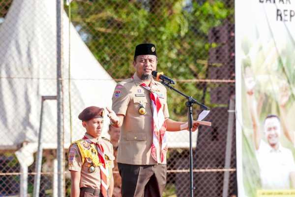 Pesan Gubernur Sulsel di Hari Pramuka ke-65: Hayati Dasadarma dan Bangun Kepercayaan