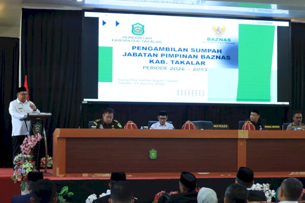 Lima Pimpinan BAZNAS Takalar Periode 2026–2031 Resmi Dilantik