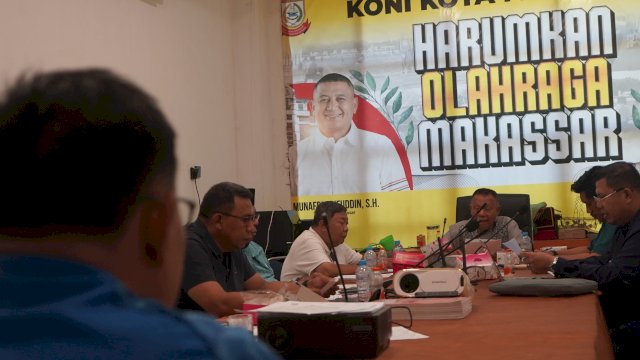 KONI Makassar melakukan rasionalisasi permohonan anggaran Training Center (TC) untuk persiapan menghadapi Pekan Olahraga Provinsi (PORPROV) XVIII Sulsel.