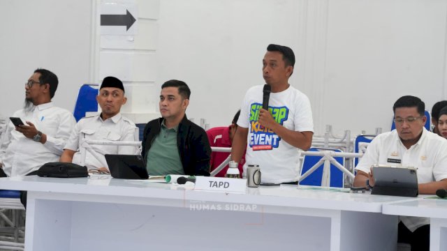 Bupati Sidenreng Rappang, Syaharuddin Alrif, pada kegiatan harmonisasi APBD Perubahan Tahun Anggaran 2026.