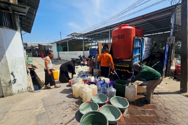 Jalankan Arahan Wali Kota Appi, BPBD Makassar Perluas Distribusi Air Bersih hingga 157 Titik