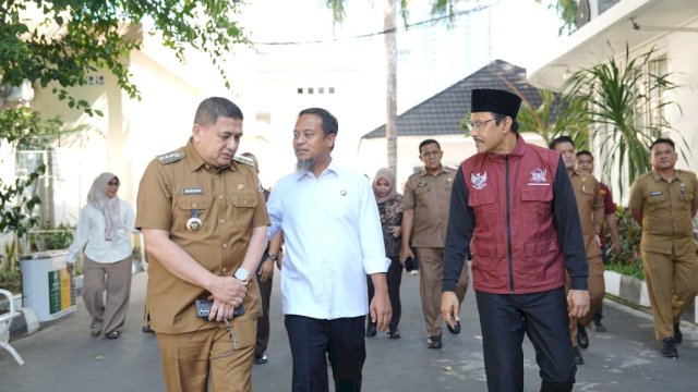 Wali Kota Makassar Munafri Arifuddin alias Appi menghadiri Rapat Koordinasi Persiapan Kunjungan Kerja Presiden RI Prabowo Subianto di Sulsel.