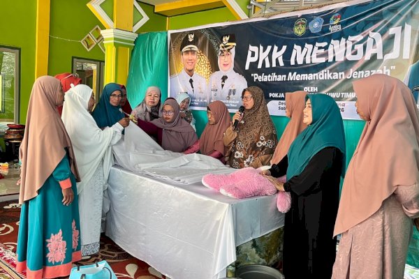 PKK Lutim Bentuk Kader Terampil Memandikan Jenazah, Siap Bantu Warga yang Berduka